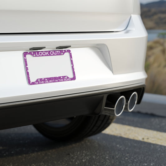 Object in the Road License Frame