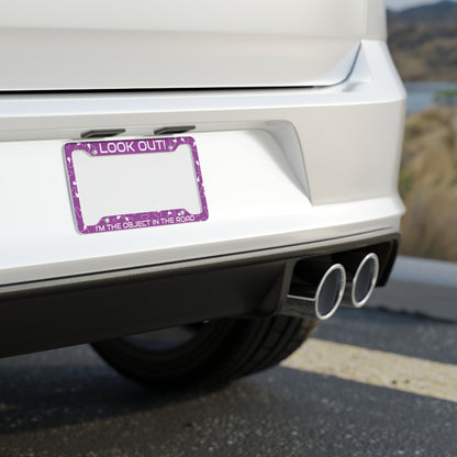 Object in the Road License Frame