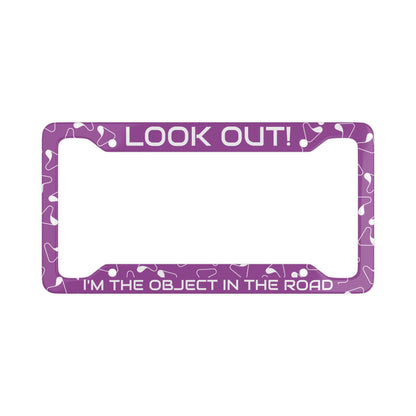 Object in the Road License Frame