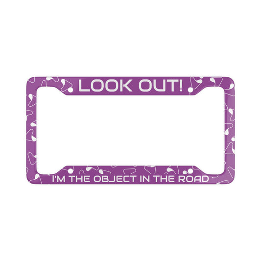 Object in the Road License Frame