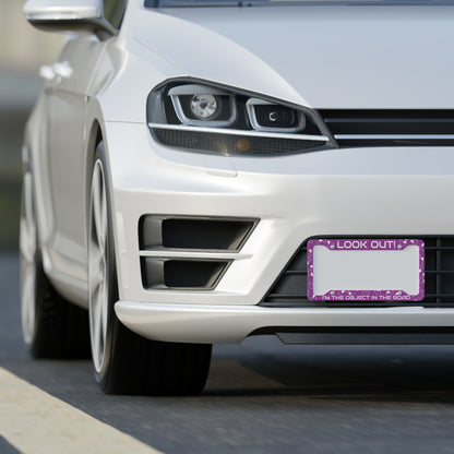 Object in the Road License Frame